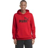 Puma Essential Big Logo Gri Erkek Sweatshirt - 2XL - Kırmızı