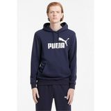Puma Essential Big Logo Gri Erkek Sweatshirt - Lacivert