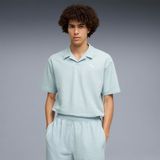 Puma Essential Elevated Material Erkek Mavi Polo Yaka Tişört - 2XL