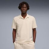 Puma Essential Elevated Material Erkek Pembe Polo Yaka Tişört - 2XL