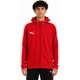 Puma Essential Full Zip Hoodie Erkek Kırmızı Sweatshirt 60546502
