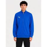 Puma Essential Logo Full Zip Mavi Erkek Sweatshirt 65877602