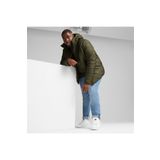 Puma Essential Padded Erkek Haki Kapüşonlu Mont