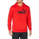 Puma Essentials Big Logo Hoodie Men Unisex Yetişkin Kapüşonlu Sweatshirt, High Risk Red, XL