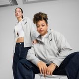 Puma Essentials Comfort Kadın Gri Kapüşonlu Ceket S Rahat Kesim ile Günlük Kullanım için
