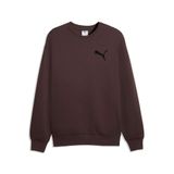 Puma Essentials Elevated Cat Logo Erkek Geniş Kesim Sweatshirt, Chocolate Brown, L