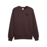 Puma Essentials Elevated Cat Logo Erkek Geniş Kesim Sweatshirt, Chocolate Brown, XL