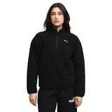 PUMA Essentials Elevated Comfort kadın sweatshirt, Siyah, S