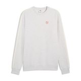 Puma Essentials Elevated Crew Erkek Beyaz Sweatshirt