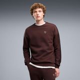 Puma Essentials Elevated Crew Erkek Kahverengi Sweatshirt