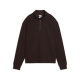 Puma Essentials Elevated Dik Yaka Sweatshirt, XS, 57-694016-1, Kahverengi, kadın