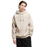 Puma Essentials Elevated Relaxed Winterized Kapüşonlu Sweatshirt Bej L