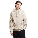 Puma Essentials Elevated Relaxed Winterized Kapüşonlu Sweatshirt Bej