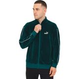 Puma Essentials Elevated Velour Track Erkek Koyu Yeşil Ceket 68911675