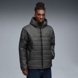 Puma Essentials Hooded Padded Erkek Gri Kapüşonlu Mont - Renkli