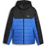Puma Essentials Hooded Padded Erkek Kapüşonlu Mont - Siyah - Mavi - 2XL