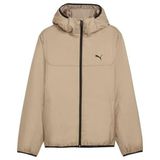 Puma Essentials Ligth Padded Erkek Bej Kapüşonlu Mont - Kahverengi - XL