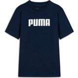 Puma Essentıals Logo Genç Tişört Erkek için Rahat Kesim ve Nefes Alabilir Kumaş Özellikleriyle - Siyah