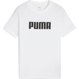 Puma Essentıals Logo Genç Tişört Erkekler İçin Şık ve Nefes Alabilir Yazlık Moda - 11 - 12 Yaş - Puma White