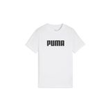 Puma Essentials Logo Kız Çocuk Beyaz Tişört