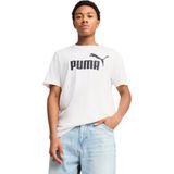 Puma Essentials No. 1 Logo Tee Erkek Beyaz Kısa Kollu Tişört 68253202 - XL