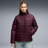 Puma Essentials Padded Kadın Bordo Dik Yaka Mont