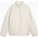 Puma Essentials Padded Kadın Dik Yaka Beyaz Mont L Beden Modern Kesim ile Şıklık - Krem