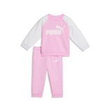 Puma Essentials Raglan Crew Set Bebek Eşofman Takımı, 4-6 Ay, 57-686281-5, Pembe, üniseks-bebek
