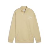 PUMA Essentials Script Relaxed kadın sweatshirt, Çakıl Yolu Siyah, S