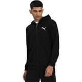 Puma Essentials Small Logo Fermuarlı Kapüşonlu Sweatshirt Siyah M
