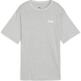 Puma Essentıals Small Logo Kadın Geniş Kesim Tişört - XS - Açık Gri