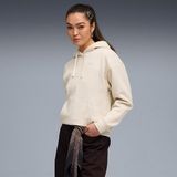 Puma Essentials Small No.1 Logo Kadın Bej Kapüşonlu Sweatshirt