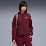 Puma Essentials Small No.1 Logo Kadın Bordo Kapüşonlu Sweatshirt