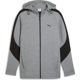 Puma Evostrıpe Core Erkek Kapüşonlu Ceket Orta Gri Dokuma Kumaş Özellikleriyle Günlük Kullanıma Uygun - 2XL