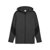 Puma EVOSTRIPE Core FZ Hoodie Erkek Eşofman Üstü Dark Gray Heather S