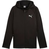 Puma Evostripe Full-Zip Hoodie Erkek Ceket Siyah Spor Kesim Kalıbı S Beden