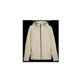 Puma EVOSTRIPE FZ Hoodie DK Pebble Gray Bej Erkek Sweatshirt
