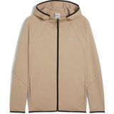 Puma Evostrıpe Warm Fz Hoodie Erkek Yetişkin Ceket - Kahverengi