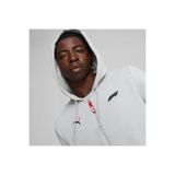 Puma F1 ESS Full-Zip Hoodie Gri Erkek Sweatshirt
