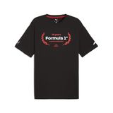 PUMA F1® ESSENTIALS GRAPHIC Erkek Tişört, PUMA Black, M