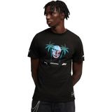 Puma F1 Miami Erkek Siyah Günlük Stil T-Shirt 63454001 - XL