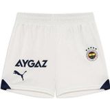 Puma Fenerbahçe Shorts Jr Genç / Çocuk Fenerbahçe 2023/2024 Futbol Şortu 77202202 Beyaz
