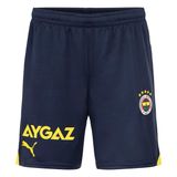 PUMA Fenerbahçe Shorts Replica Erkek Futbol Şortu, Medieval Blue-Blazing Yellow, M