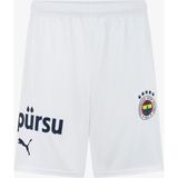 Puma Fenerbahçe Sk 24-25 Iç Saha Erkek Beyaz Futbol Şortu.04 XL Nemi Uzaklaştıran Özellik