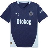 Puma Fenerbahçe Third Erkek Lacivert V Yaka Forma Nefes Alabilir Kumaş ile Rahat Spor Kesim - Mavi - 2XL