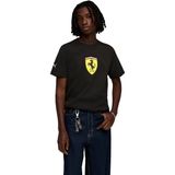 Puma Ferrari Colored Shield Erkek Siyah Günlük Stil T-Shirt 63531001
