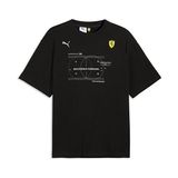 Puma Ferrari Premium Tee Erkek Günlük Tişört 63423101 Siyah - 2XL