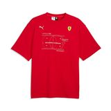 Puma Ferrari Premium Tee Erkek Günlük Tişört 63423102 Pembe - 2XL