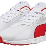Puma Ferrari Tiburion P White-Rosso Corsa-P Black Uniseks Yetişkin Spor Ayakkabı