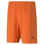 PUMA Futbol TeamRISE Şort Erkek Turuncu Siyah Beden XXL